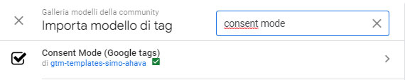 Tag personalizzato di Simo Ahava per la gestione della Google Consent Mode