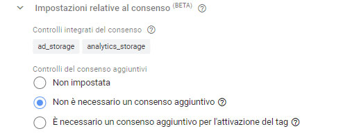 Tag di Google Analytics 4 con Google Tag Manager